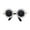 A, variant on Dog Cat Sunglasses Small Round Frame Retro Creative Trend, UV400 Pet Glasses for Photo Props Doll Multicolor