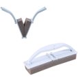 3PCS Foldable Cleaning Brush Draining Sponge Brush Bathroom Kitchen