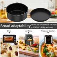thumbnail image 3 of 2pcs  Air Fryer Accessory Set Steel Pizza Pan Baking Cake Barrel, 3 of 6
