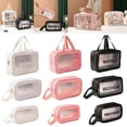 thumbnail image 3 of Sac de Lavage Sec Humide Grande Capacité Sac de Rangement Entraînement Physique Natation Voyage Sac à Main Sport Double Couche Portable Cosmétique, 3 of 8