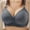 Gray, variant on Bra for Womens loopsun Woman's Embroidered Glossy Comfortable Breathable Bra Underwear No Rims