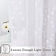 thumbnail image 5 of Cortinas MYSKY HOME, color blanco transparente con pompones, 140 x 137 cm, 2 paneles, 5 of 8