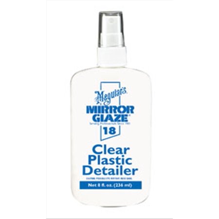 Mirror Glaze Clear Plastic Detailer, 8 oz. Meguiar's M1808 MGL