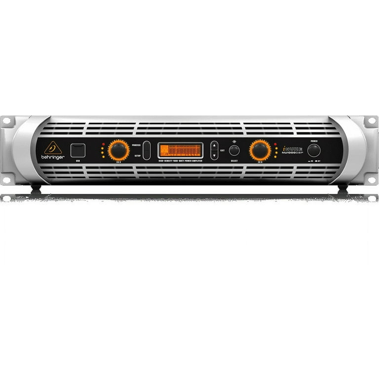Behringer NU6000 iNUKE Series power amplifier — 1,600W x 2