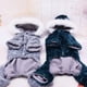 thumbnail image 3 of Ropa de invierno para perros, abrigo de algodón y poliéster grueso, mono, chaqueta de plumas de cuatro patas para cachorros de Bulldog Francés y Chihuahua, 3 of 4