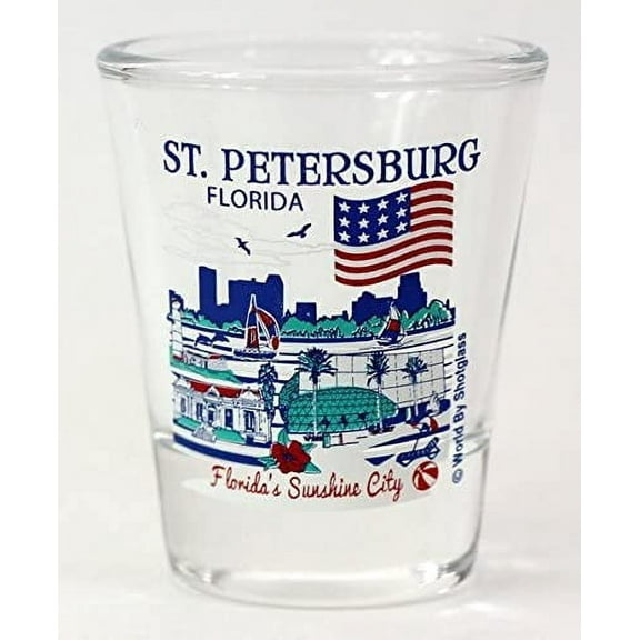 St. Petersburg Florida Great American Cities Collection shot glass