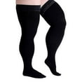 thumbnail image 1 of Bas de Compression Médicaux 5TG Extra Larges 34-46mmhg Compatibles avec Varices Femmes Bout Fermé Pression Graduée Cuisses Hautes, 1 of 5