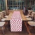 thumbnail image 3 of HOARBOEG Valentine's Day Love Printed Table Flag Holiday Gift Home Table Kitchen Mat, 3 of 5