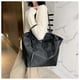 thumbnail image 3 of Bolso de hombro de tela de gran capacidad, bolso de mano portátil para estudiantes, bolso de mano moderno para chicas que van al trabajo, 3 of 6