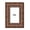 Brown, variant on 3x5 Gold Modern Bamboo Picture Frame - UV Acrylic, Foam Board Backing, Hanging Hardware