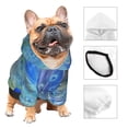 thumbnail image 3 of Fotbe Peacock Sudadera con Estampado para Perros Pequeños – Suéter con Capucha para Mascotas, Tela Suave de Forro Polar con Bolsillo-X-Large, 3 of 7