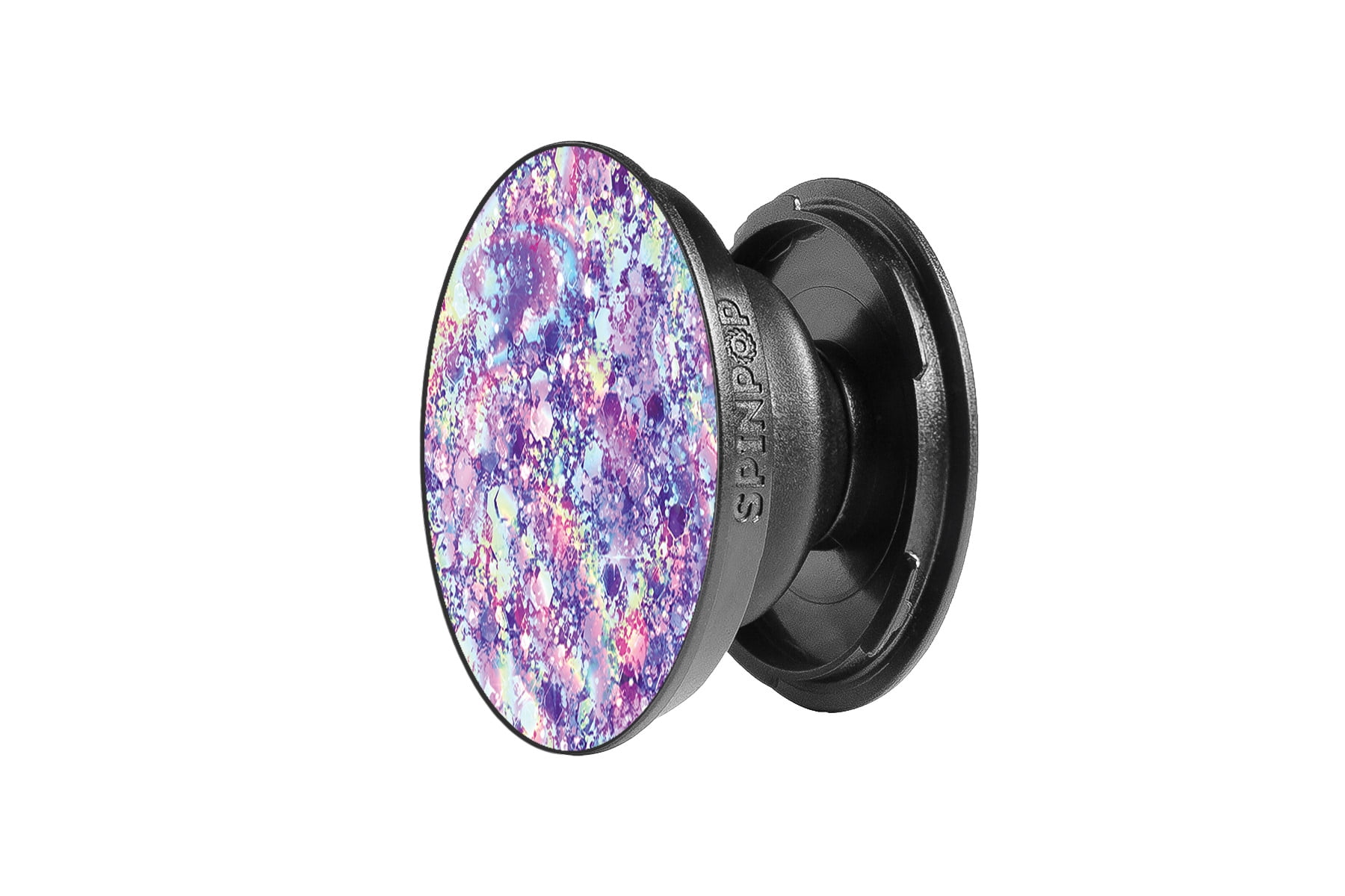 SpinPop Cell Phone Pop Grip Holder, Holographic Foil Design