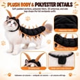 thumbnail image 4 of Funny Cat Centipede Costume Halloween Outfit,Plush Caterpillar Pet Costume with Adjustable 4 Point Fit,50 Inch Long Design for Cats of All Sizes, 4 of 6