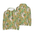 thumbnail image 6 of Bingfone Snake And Floral Men's Drawstring Hoodie Long Sleeve Pocket Sweatshirts-Medium, 6 of 6