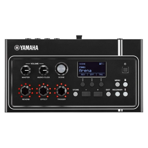 Yamaha EAD10 Módulo de batería electrónica-acústica con micrófono estéreo y disparador, negro