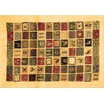 thumbnail image 1 of Ahgly Company Indoor Rectangle Abstract Brown Contemporary Area Rugs, 2' x 3', 1 of 4