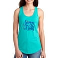 thumbnail image 1 of Happy  Fourth Of July Racerback Tank Women -Image by Shutterstock, Female Small, 1 of 4