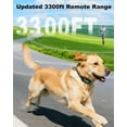 thumbnail image 3 of Shock Collar for Dogs, Waterproof Dog Training Collar with Remote, 3300FT Rechargeable E-Collar with 4 Training Modes, 3 of 8