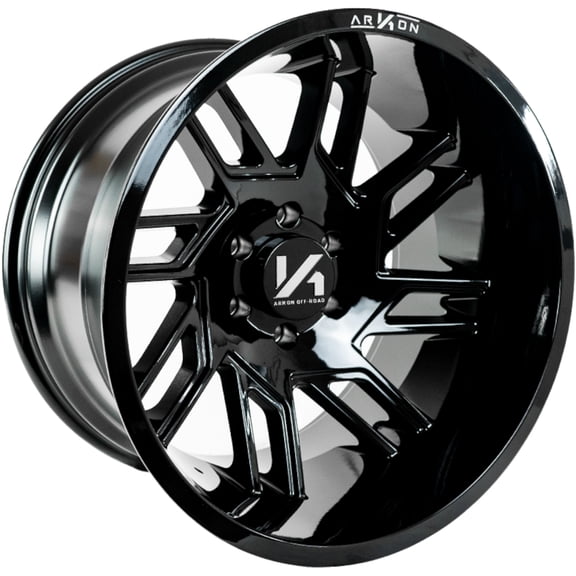 20x10 Gloss Black Wheel ARKON OFF-ROAD DaVinci (Proper Directional) 6x5.5 -25