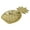 Gold, variant on HANDMADE ECO-FRIENDLY 100% ALUMINUM TRADITIONAL PATTERN BRONZE DECORATIVE TRAYS- 7.2'' x 3.93'' x 0.78'' SIZE, BRONZE COLOR, TRADITIONAL DESIGN, DECORATIVE TRAYS BBH HOMES