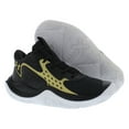 thumbnail image 4 of Under Armour Jet 23 GS Boys Shoes Size 7, Color: Black/Black/Metallic Gold, 4 of 5