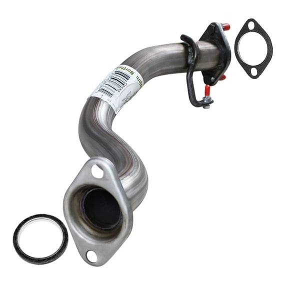 Stainless Steel Exhaust Front Pipe Compatible with 2006–2012 Mitsubishi Eclipse 2.4L, 2004–2012 Galant 2.4L