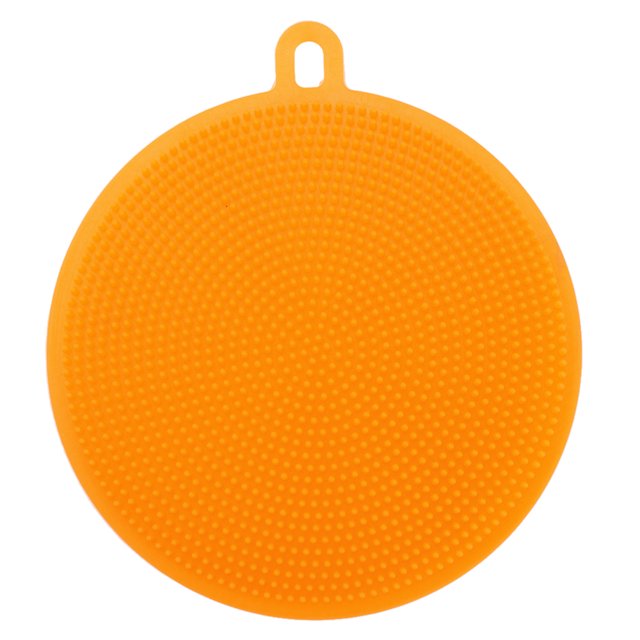 Cepillo de limpieza multifunción para platos de silicona, herramienta para lavar ollas (naranja) 167484.01 Likrtyny Para estrenar