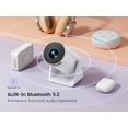 thumbnail image 3 of Mini Proyector WiMiUS Ajustable Blanco con WiFi y Bluetooth para Exteriores 1080P, 3 of 8