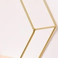 thumbnail image 5 of Set of 3 Modern Hexagon Honeycomb Floating Wall Shelf Display Hanging Storage Rack for Home/Office,Golden, 5 of 9