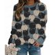 thumbnail image 1 of Sudadera con capucha divertida de Halloween para mujer, de cuello redondo Sudadera con capucha, suéter de calabaza, abrigos para niña, ropa de otoño, 1 of 4
