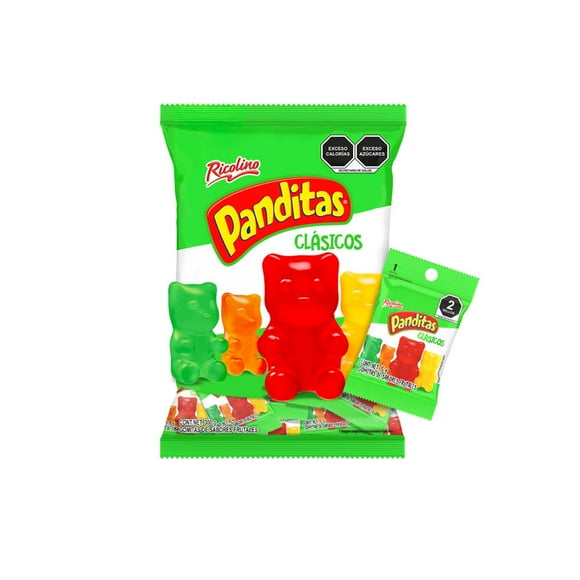 Gomitas Ricolino Panditas clásicos mini 300 g