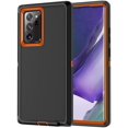 thumbnail image 1 of for Galaxy Note 20 Ultra Case Shockproof 3 in 1 Full Body Protection [Without Screen Protector] Rugged Heavy Duty Durable Cover Case for Samsung Galaxy Note 20 Ultra 5G 6.9 inch, Black/Orange, 1 of 6