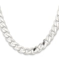thumbnail image 3 of 925 Sterling Silver 11mm Strass Chaîne Pendentif Pendentif Biseauté, 3 of 9