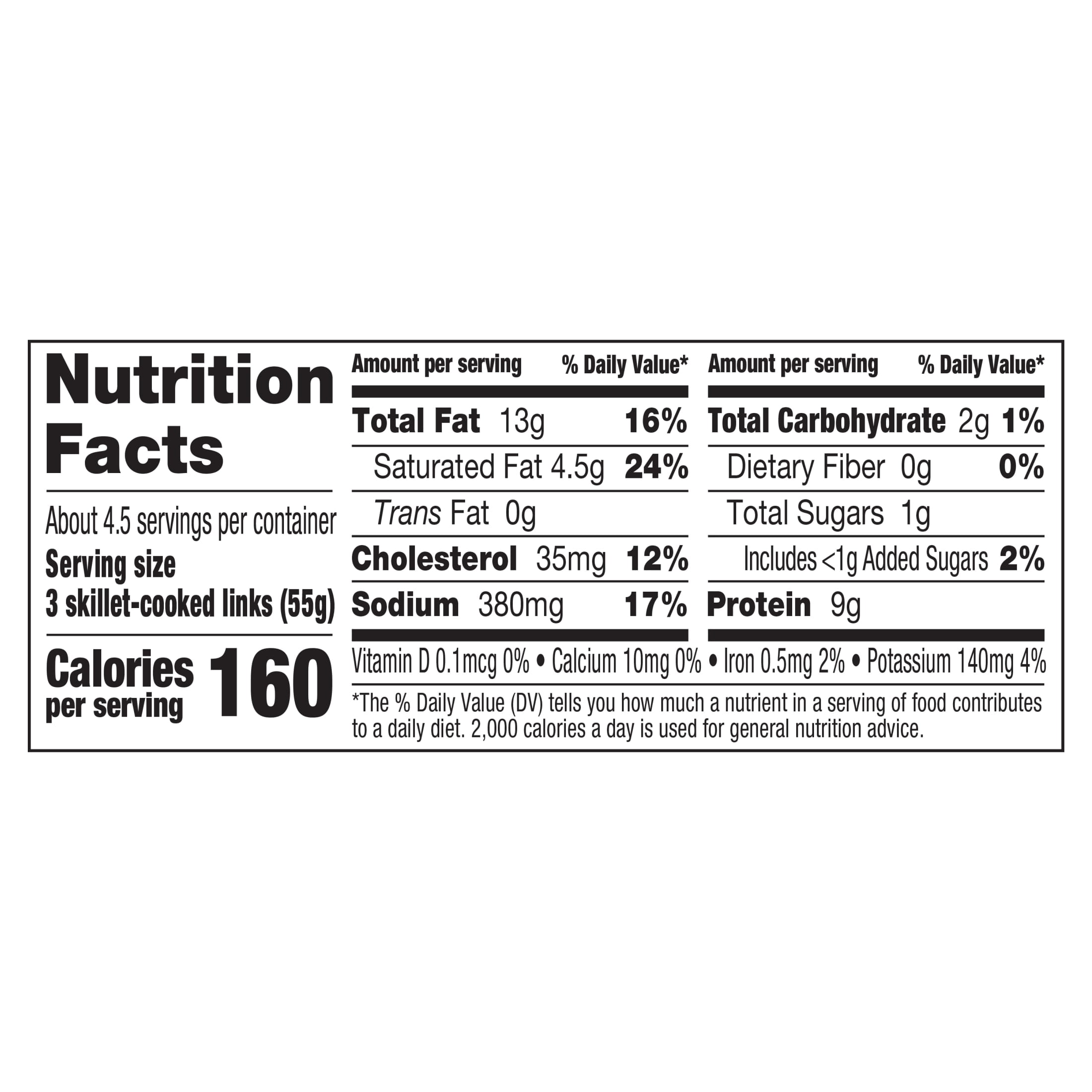 Johnsonville Hatch Green Chile Seasoned Breakfast Sausage Links 12 oz packages