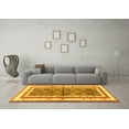 thumbnail image 3 of Ahgly Company Machine Washable Indoor Rectangle Persian Yellow Traditional Area Rugs, 7' x 9', 3 of 4