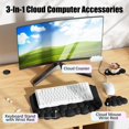 thumbnail image 4 of Soporte para teclado con reposamuñecas Cloud Memory Foam Black Lomil, 4 of 8