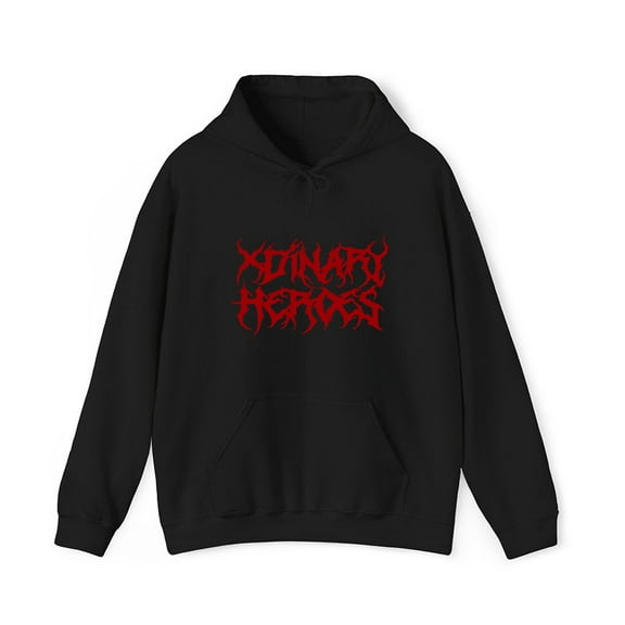 Xdinary Heroes Merch Red Logo Hoodie Men Women Long Sleeve Pullover Tops