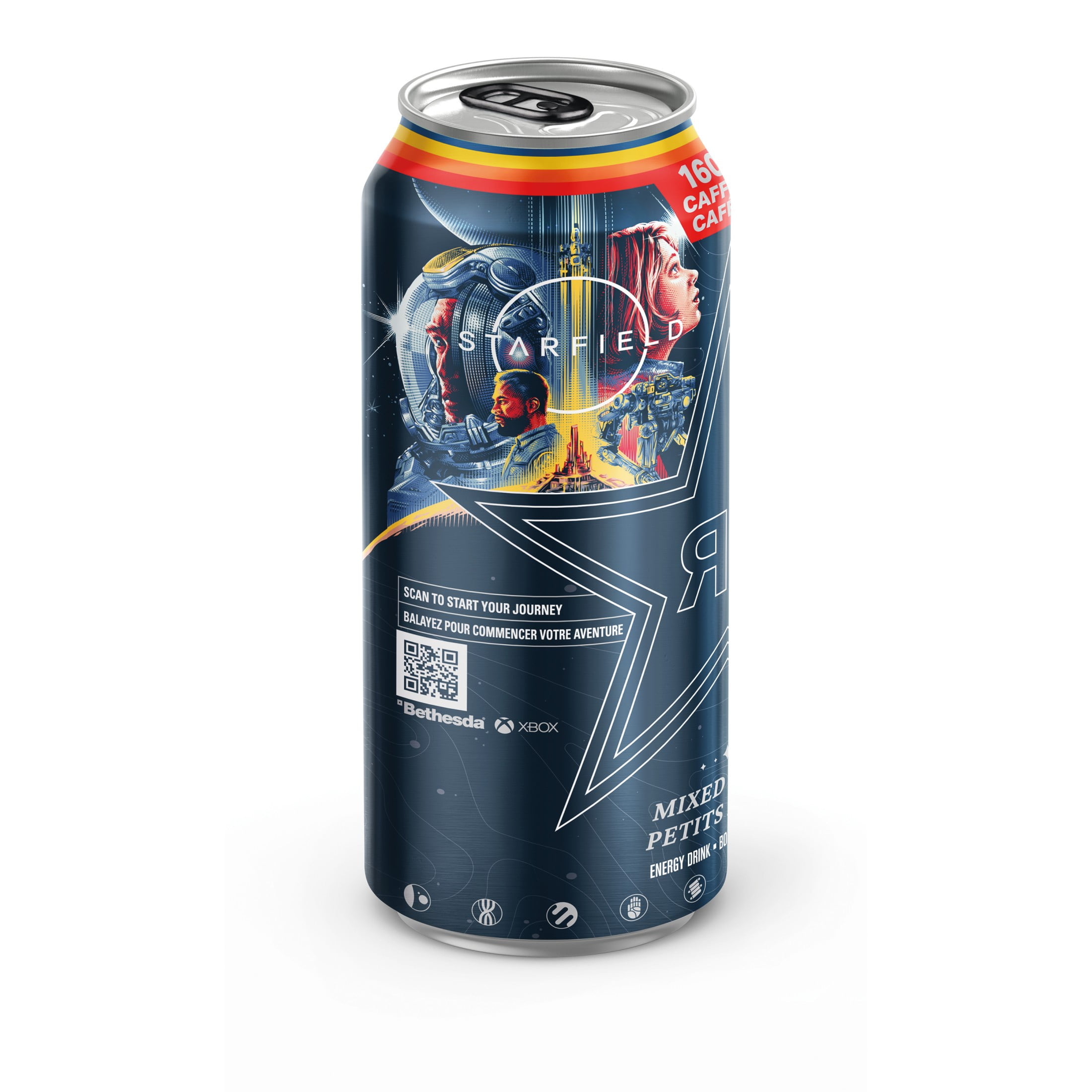 Rockstar Mixed Berry Energy Drink 473 mL, Can, 473 mL