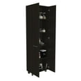 thumbnail image 4 of Pemberly Row 78" Modern Engineered Wood Pantry Cabinet in Black, 4 of 12