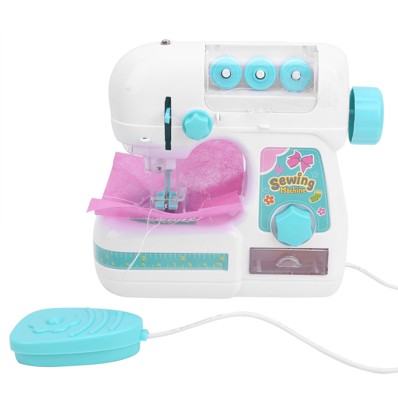 Mini Sewing Machine, Educational Electric Kids Sewing Kit, DIY Interesting for Kids Over 4 Years Old Boys and Girls Birthday Gifts