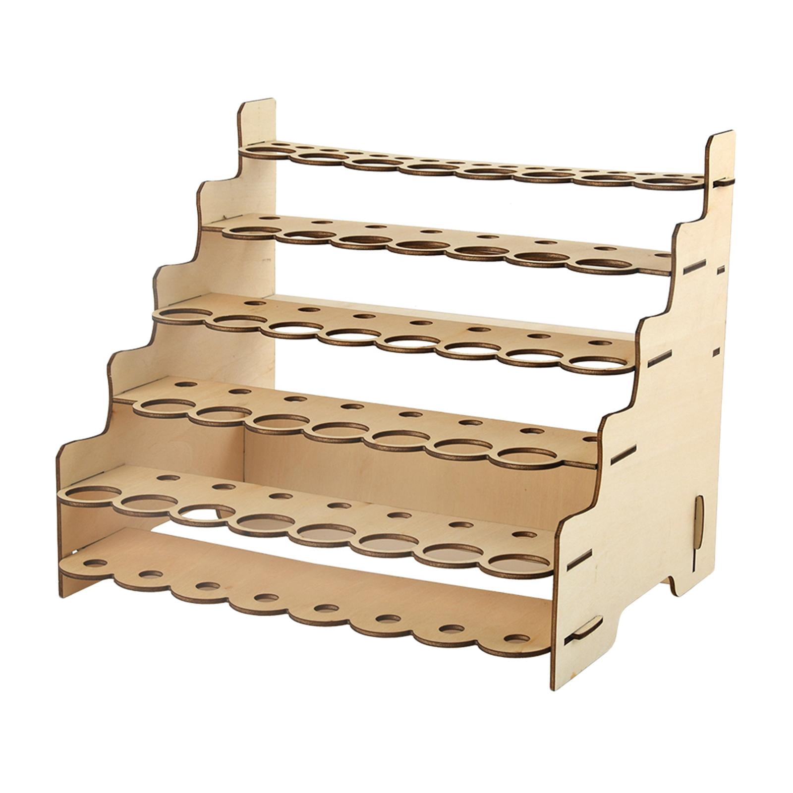 Esquirla Craft Paint Brush Organizer Rack, Holds up to Bottles