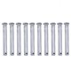 thumbnail image 1 of Carbon Steel Locating Pin 10pcs Flat Head Cylindrical Used In Industrial Machinery Manufacturing 10x80mm Durable Design, 1 of 2