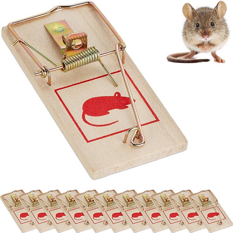 Details about   4x Traditional Wooden Mouse Traps Classic Mice Rat Pet Rodent Control Catch Trap 