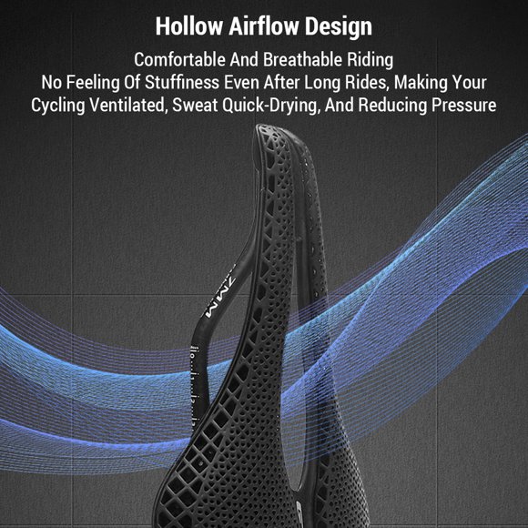 Bike Saddle,Padded Cushion Bike Saddle Cushion 3d Cover 3d With Resilience Printed Bike Men/women Carbon Saddle Men/women Bike Cushion Printed Padded With Bike 3d With And Printed Padded Saddle