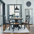 thumbnail image 2 of Homestyles Bishop Wood 5 Piece Dining Set in Black, 2 of 5