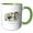 Green/White, variant on 3drose, Common Goldeneye by John James Audubon, 11oz Mug