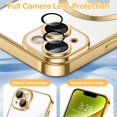thumbnail image 4 of Funda Hython Magnética Transparente para iPhone 14 6.1'' Oro, 4 of 7