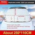 thumbnail image 1 of Car Windshield Snow Cover, Winter Windshield Cover For Ice Frost With Magnetic Edge Fit Most Cars, 1 of 5