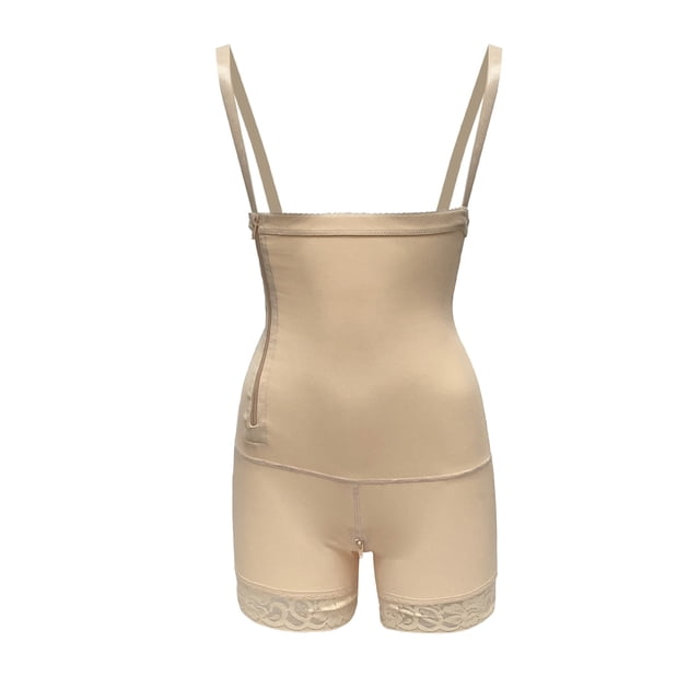 Ropa moldeadora de una pieza Pantalones de cadera y abdomen mejorados Pantalones moldeadores con cremallera lateral Pantalones moldeadores de cintura