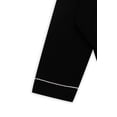 thumbnail image 6 of Forever 21 Piped-Trim Modal Robe, Color-Black, Size-L, 6 of 6